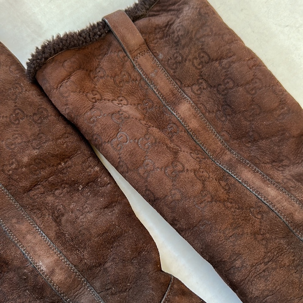 Gucci long winter heeled boots - Picture 9 of 16